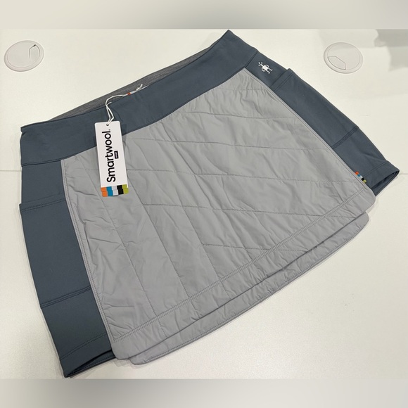 SmartWool Women's Medium Smartloft Skirt Insulated Storm Gray NWT Cold Weather